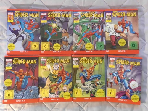 Original spider man dvd - 8, dvd's